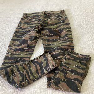 Denim & Supply Ralph Lauren Tiger Camo Lightweight Stretch Pants Jeans 27